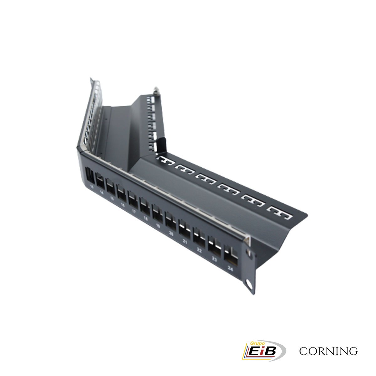Herraje Angular Categoria 6 o 6A Corning – 24 puertos