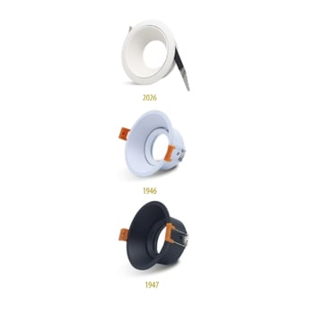 Accesorios dicroico LED 2026, 1946 y 1947 marca Ilumax