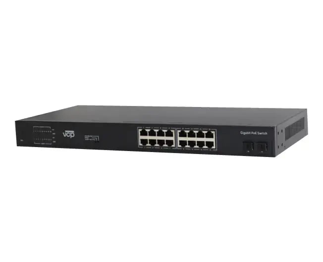 Switches PoE no administrables e inyectores poe marca VCP CONNECT+ | Grupo EIB