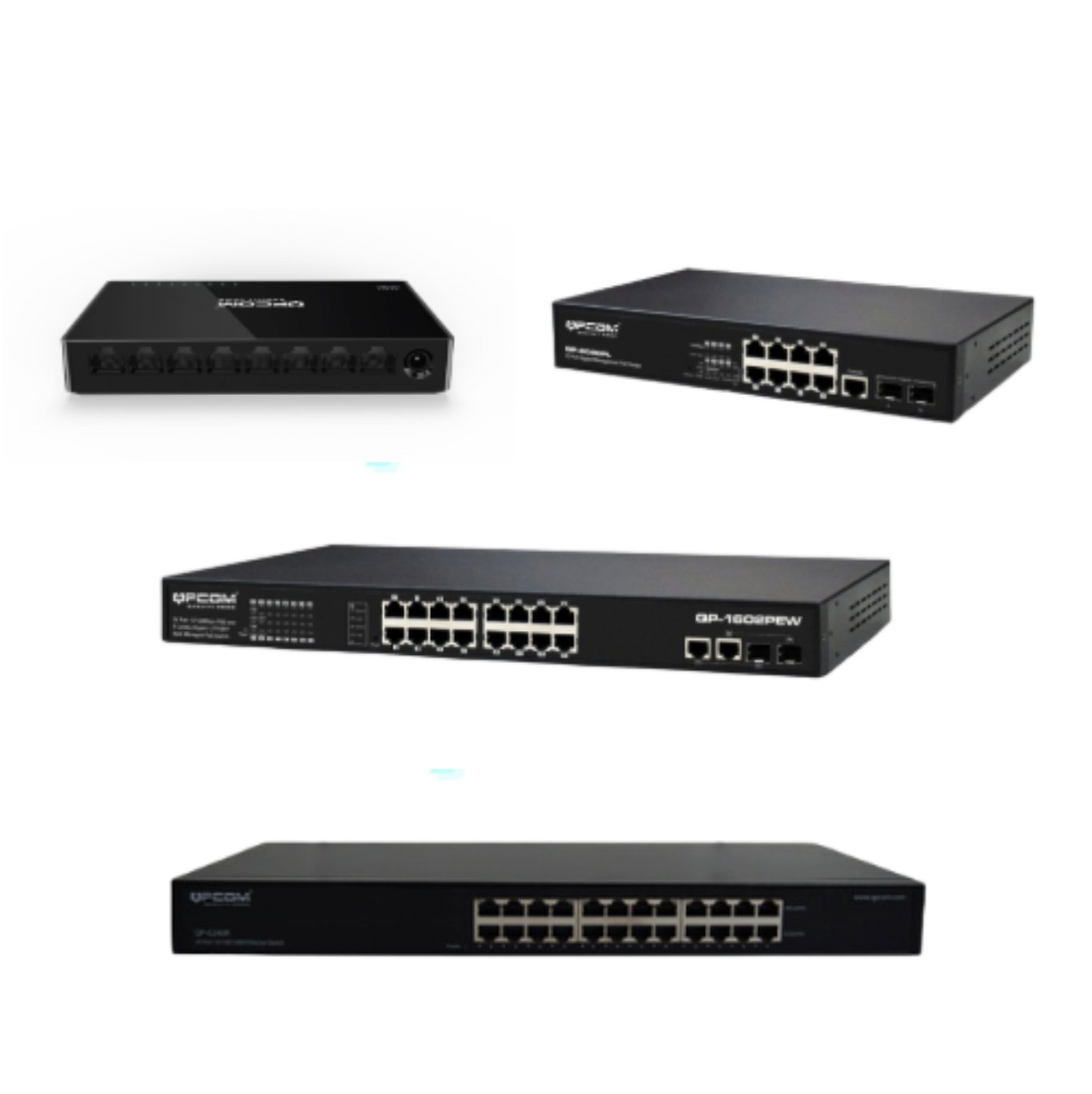 Fast Ethernet  Gigabit  PoE
