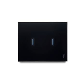 PLURA SMART_ Interruptor doble PLU60989 Negro marca Veto