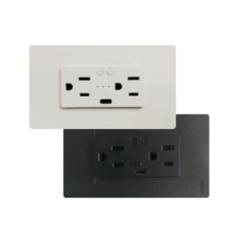 Tomacorriente inteligente PLU30999 Blanco y PLU PLU31002 Negro