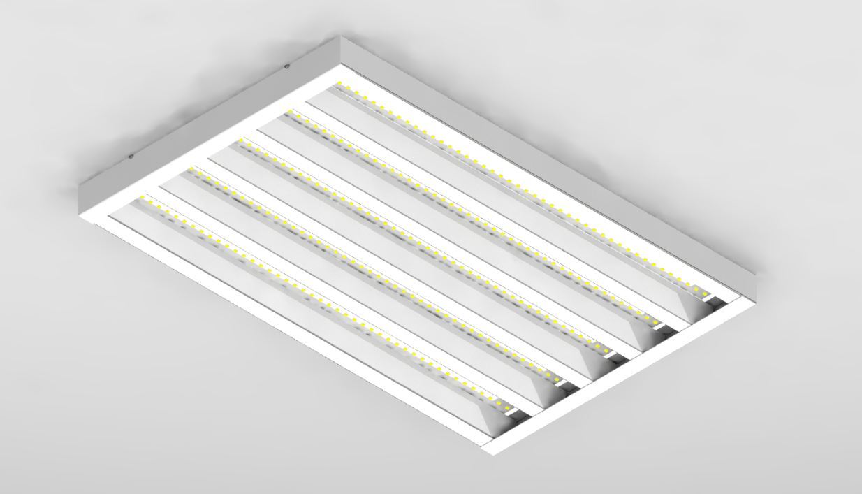 Luminaria industrial TAURUS BATTEN de sobreponer o descolgar