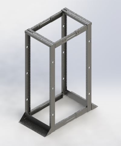 RACK ABIERTO 4 PARALES - AJUSTABLE